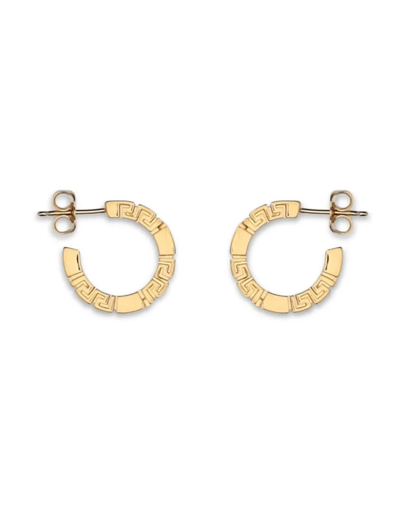 Versace Earrings — Gold Gold