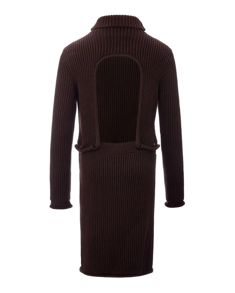 Bottega Veneta Women's Brown Viscose Casual Dress Brown