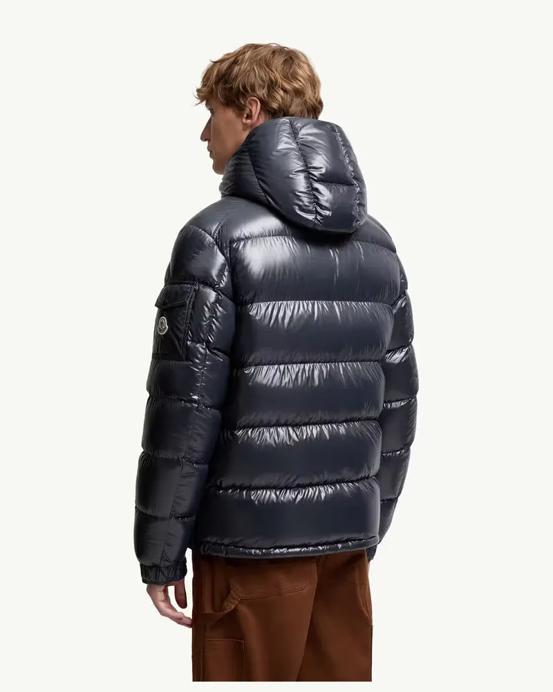 Moncler Quilted Down Down Jacket — Navy Navy