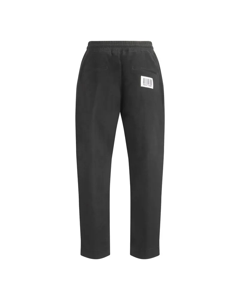 Moschino Men Black Cotton Joggers (workout Pants Black