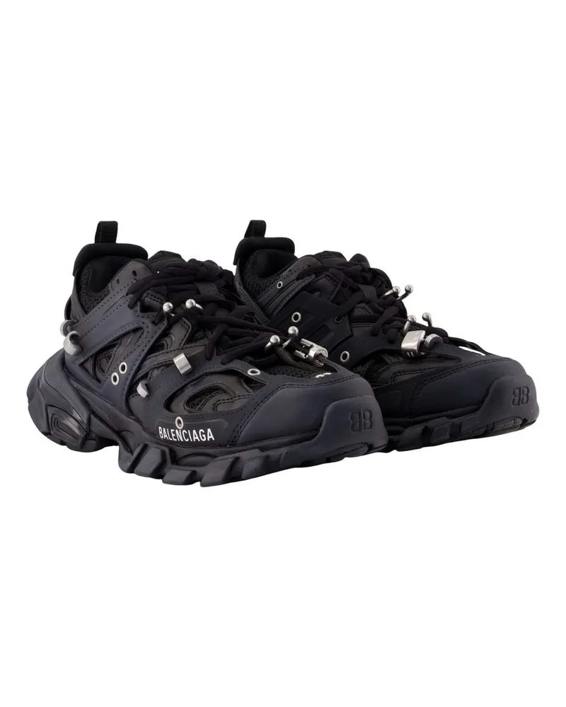 Balenciaga Women's Track Sneaker Black Plastic Black