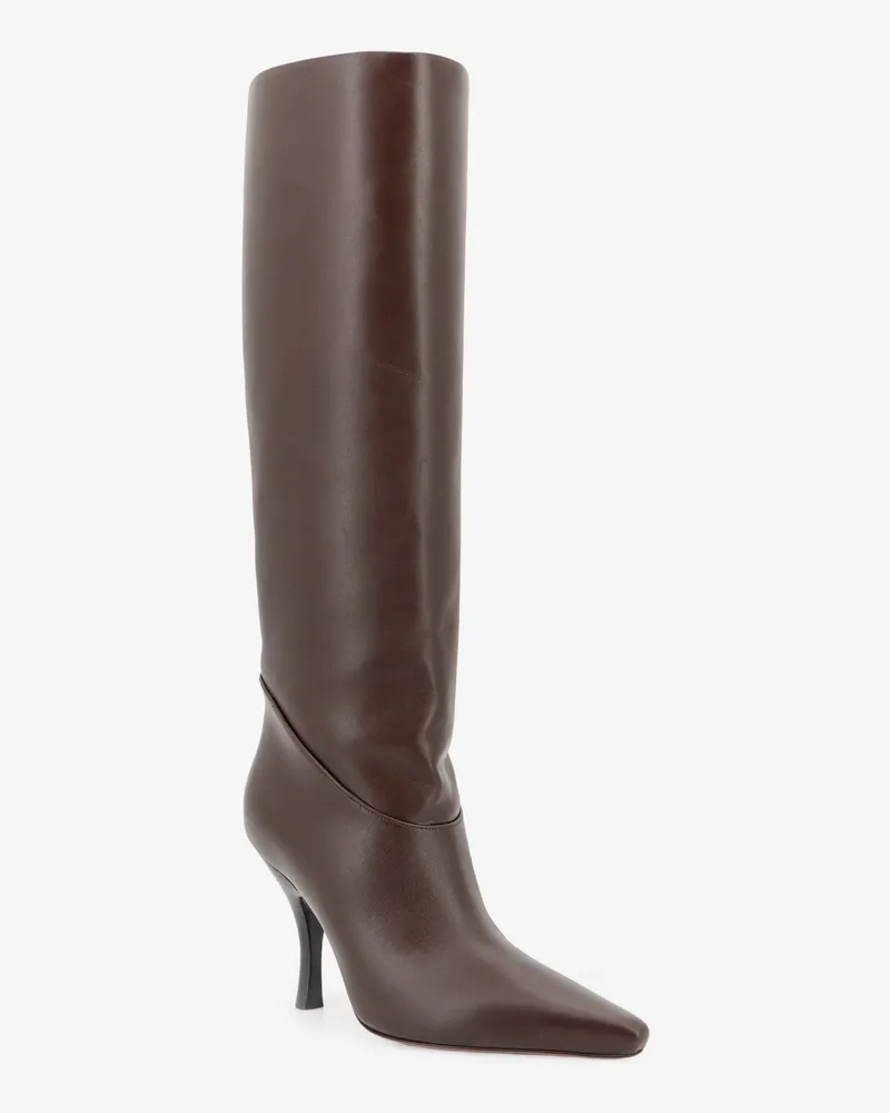 Paris Texas Women's Boots Rose 95 Brown Leather Brown
