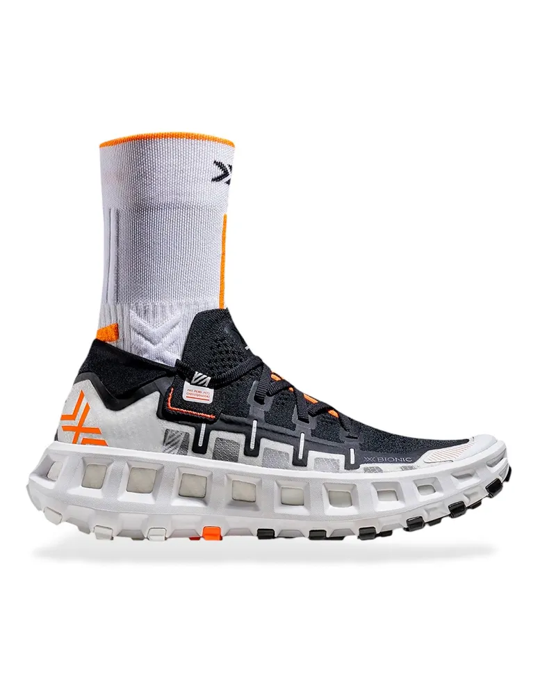 X-Bionic Men's Sneakers Terraskin X01 White-Black Upper: Polyester Trainers White/black White