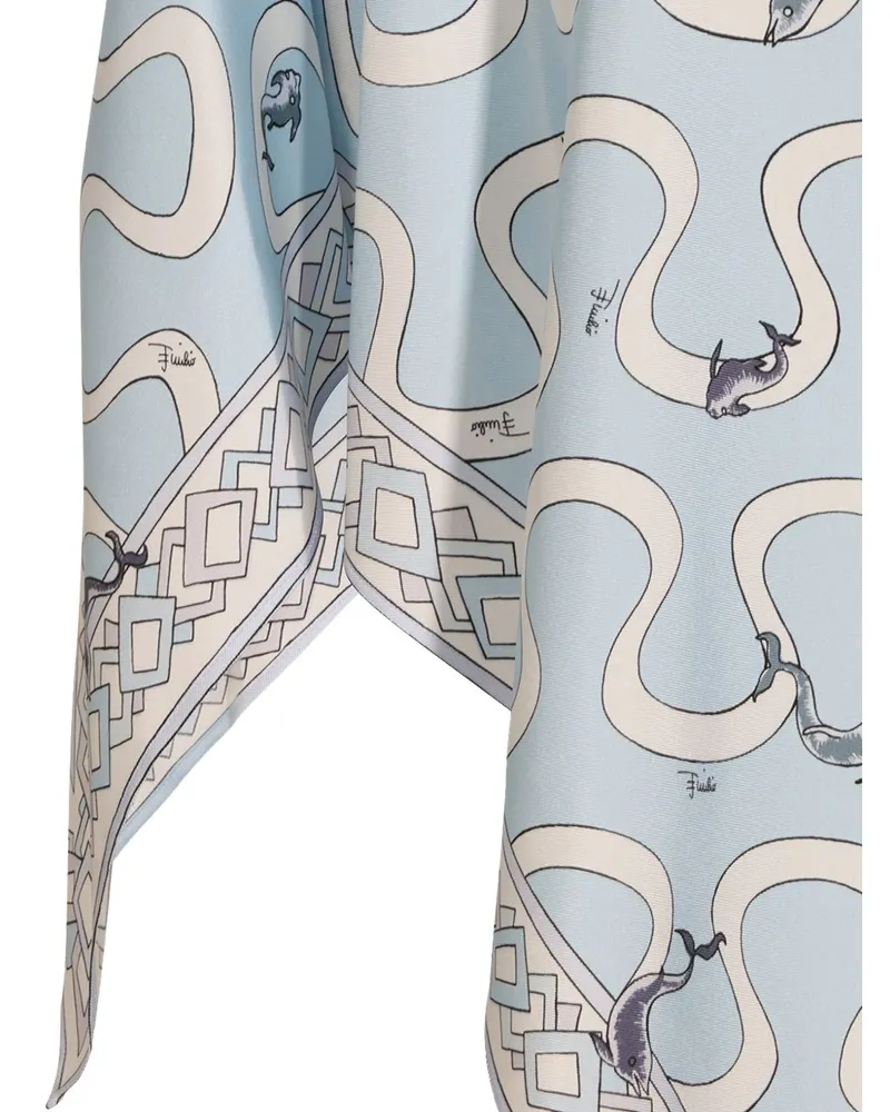 Emilio Pucci Silk Printed Scarf 