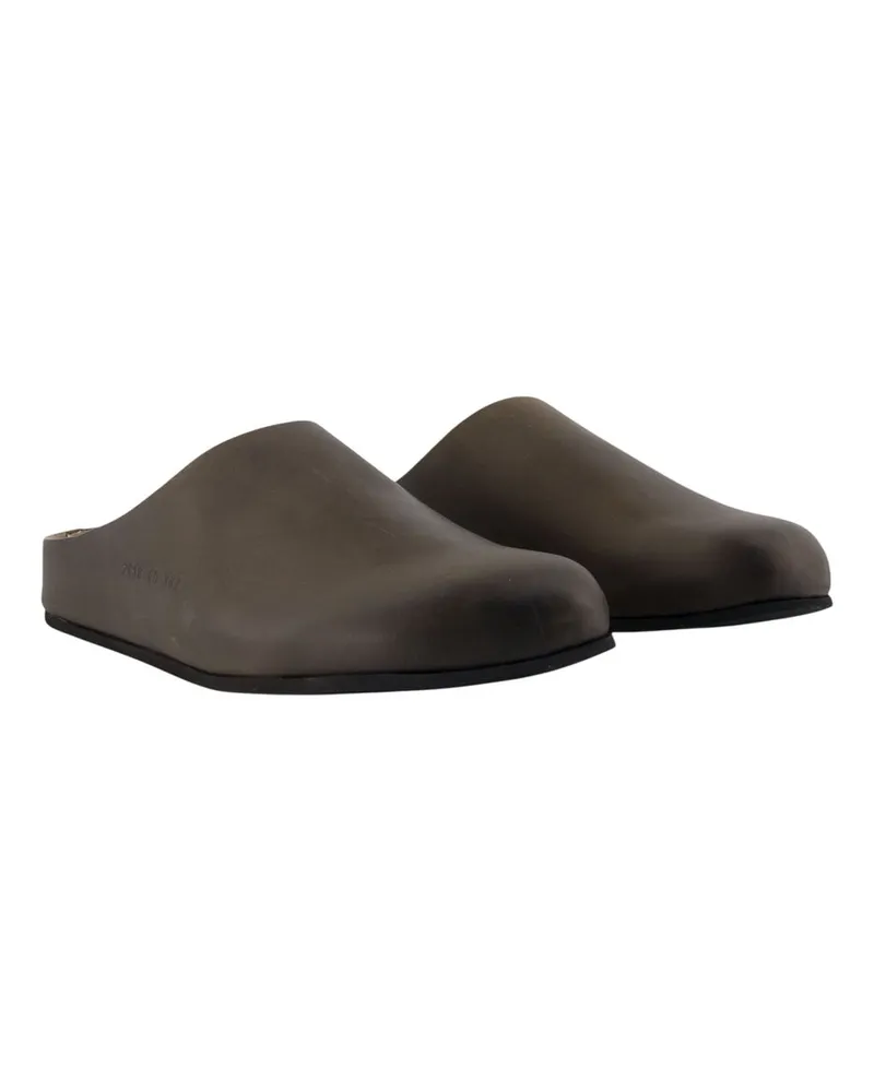 Common Projects Calfskin Leather Mule — Brown Brown