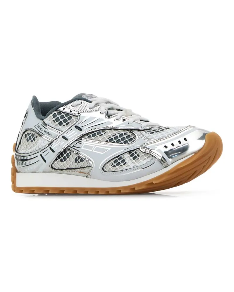 Bottega Veneta Men's Multicolor Orbit Sneakers Silverwhiteopwrub Silver