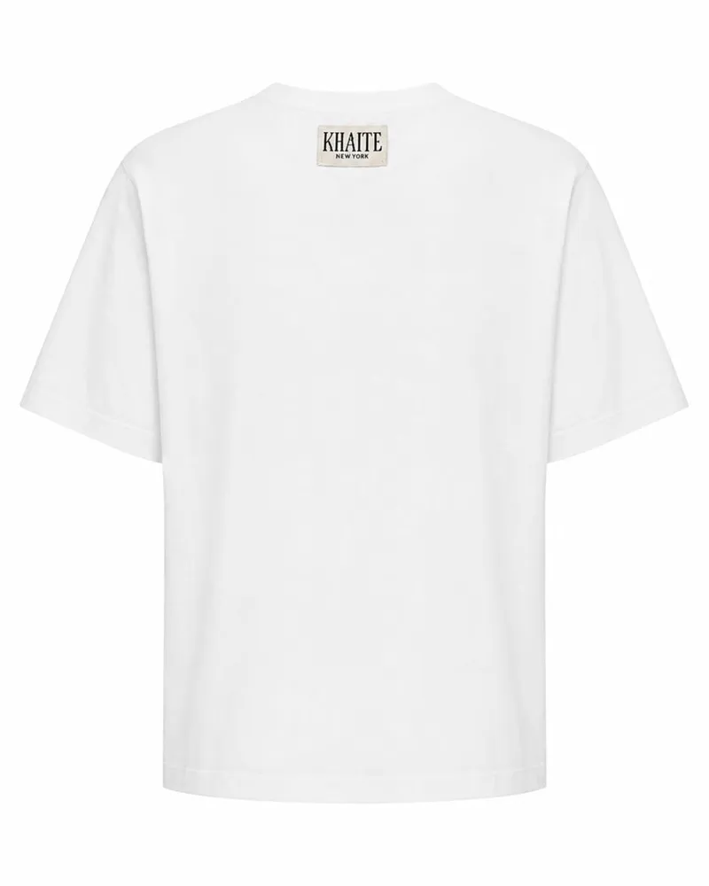 KHAITE Mae T-Shirt — White White
