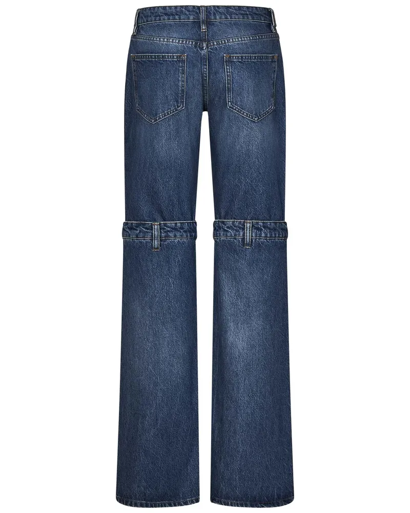 COPERNI Women's Jeans Open Knee Blue Blue