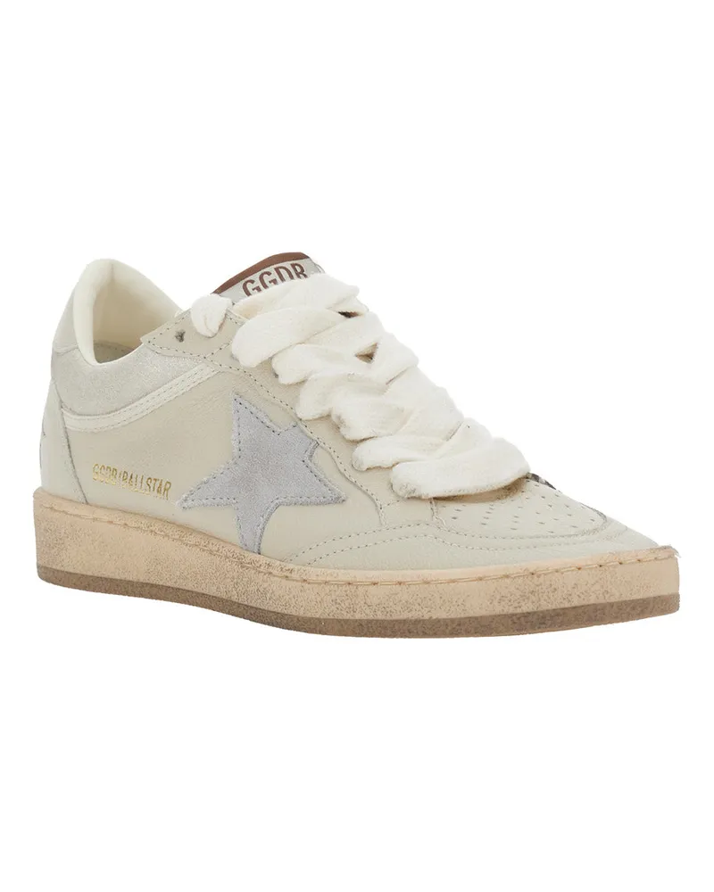 Golden Goose Ballstar Sneaker — Beige Beige