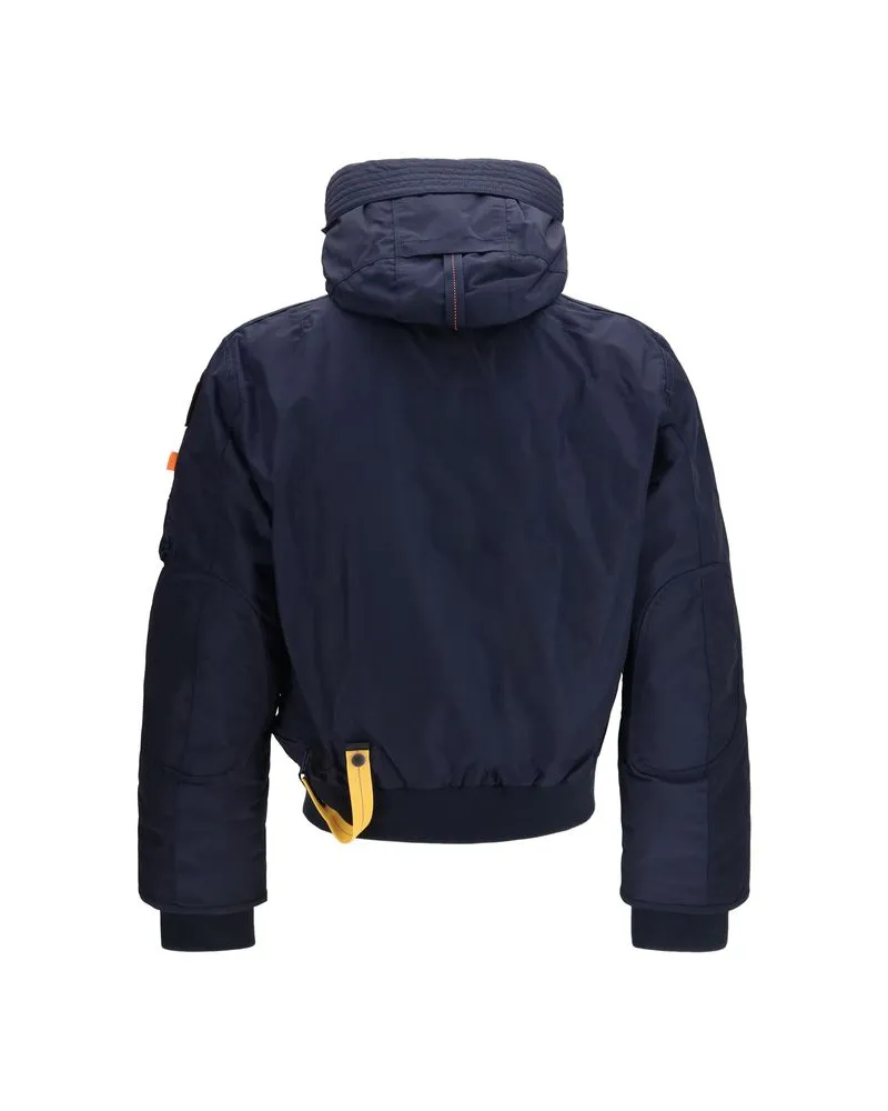 Parajumpers Men's Blue Polyamide Bomber Clothing Navy