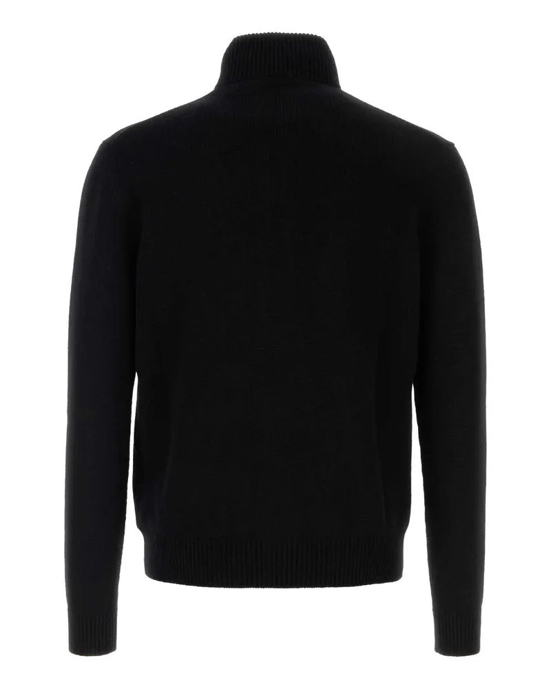 Prada Men's Black Cashmere Cardigan Nero Maglieria Black