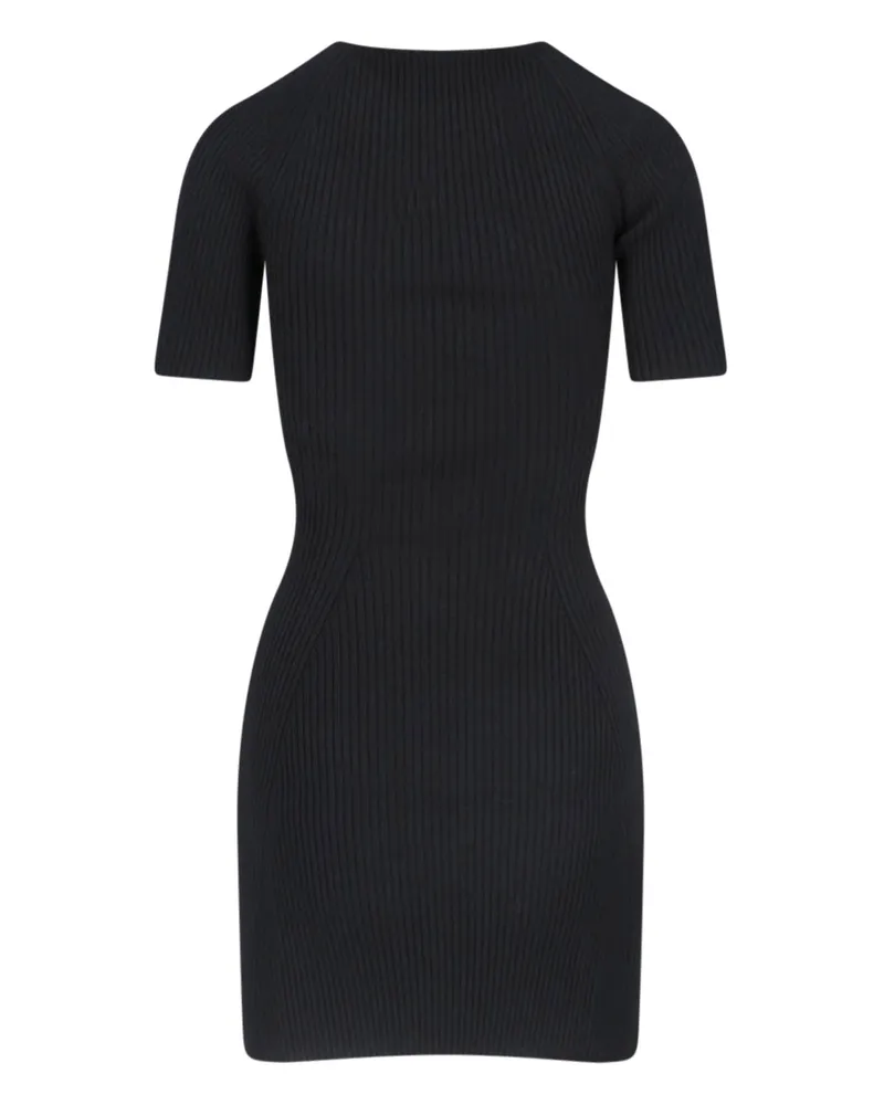 Courrèges Women's Dresses Black Viscose Black