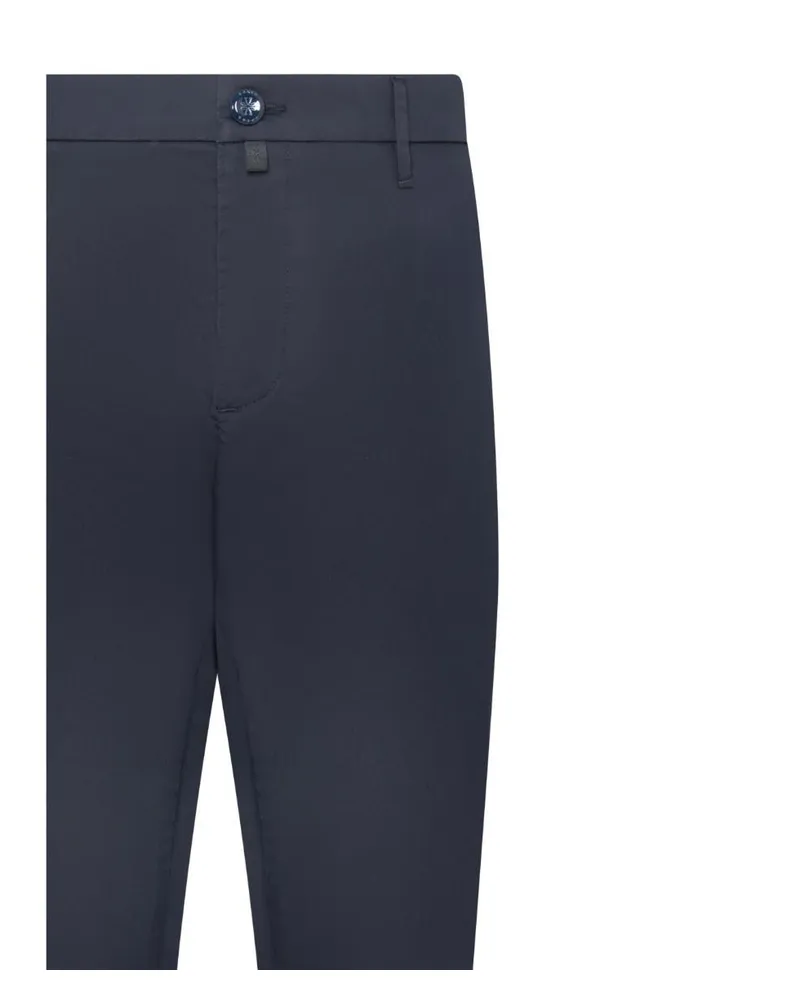 Jacob Cohën Men's Trousers Blue Cotton Navy