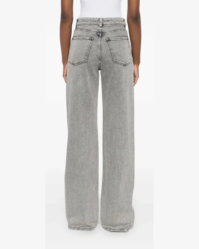 Fabiana Filippi Women's Straight-Leg Jeans Gray Ss25 W Gray