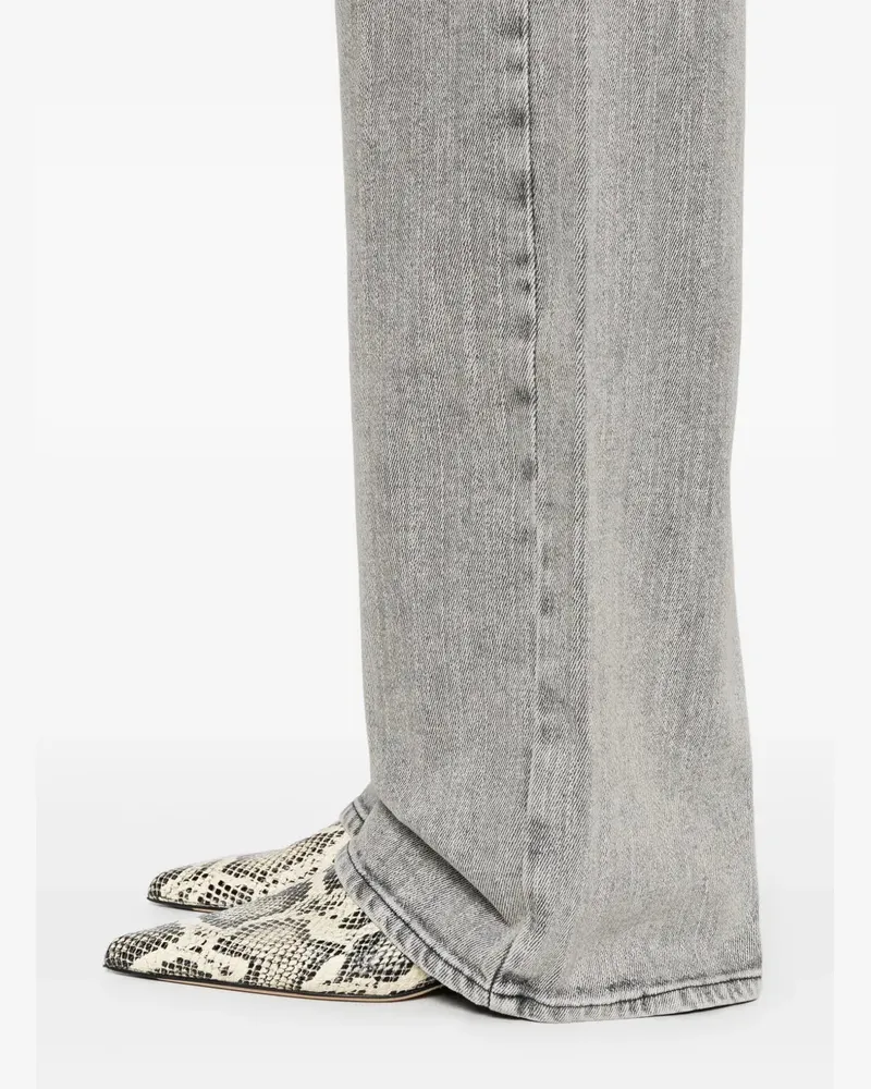 Fabiana Filippi Women's Straight-Leg Jeans Gray Ss25 W Gray