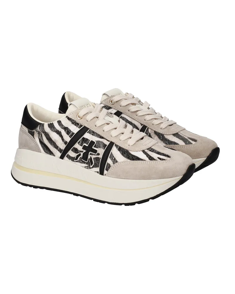 Premiata Women's Sneakers Bethcoin Zebra Print Multicolour Sole: Eva Trainers 