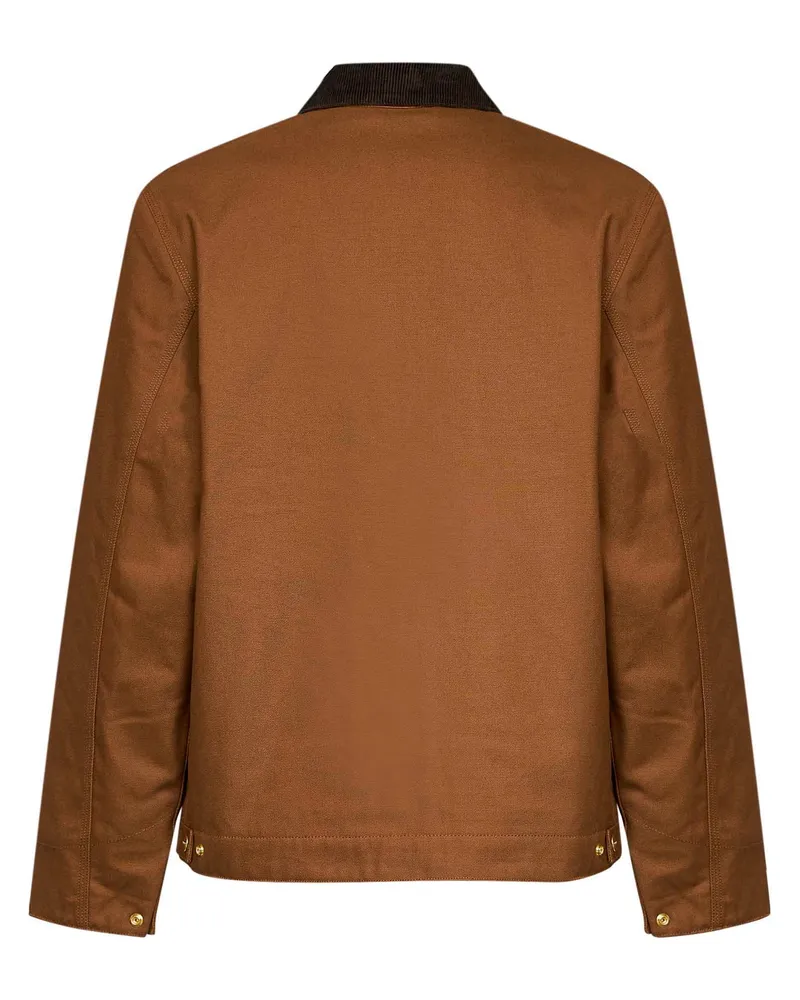 Carhartt WIP Men's Detroit Jacket Tobacco Brown Cotton Bomber Brown