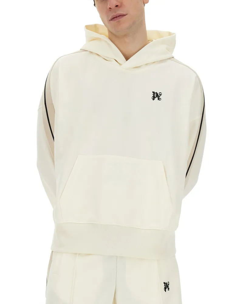 Palm Angels Monogram Sweatshirt — White White
