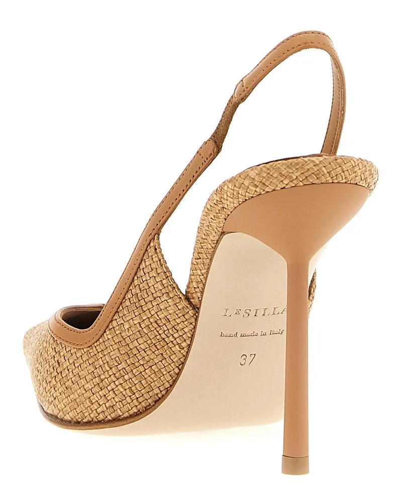 Le Silla Vivienne Slingback Heel — Brown Brown