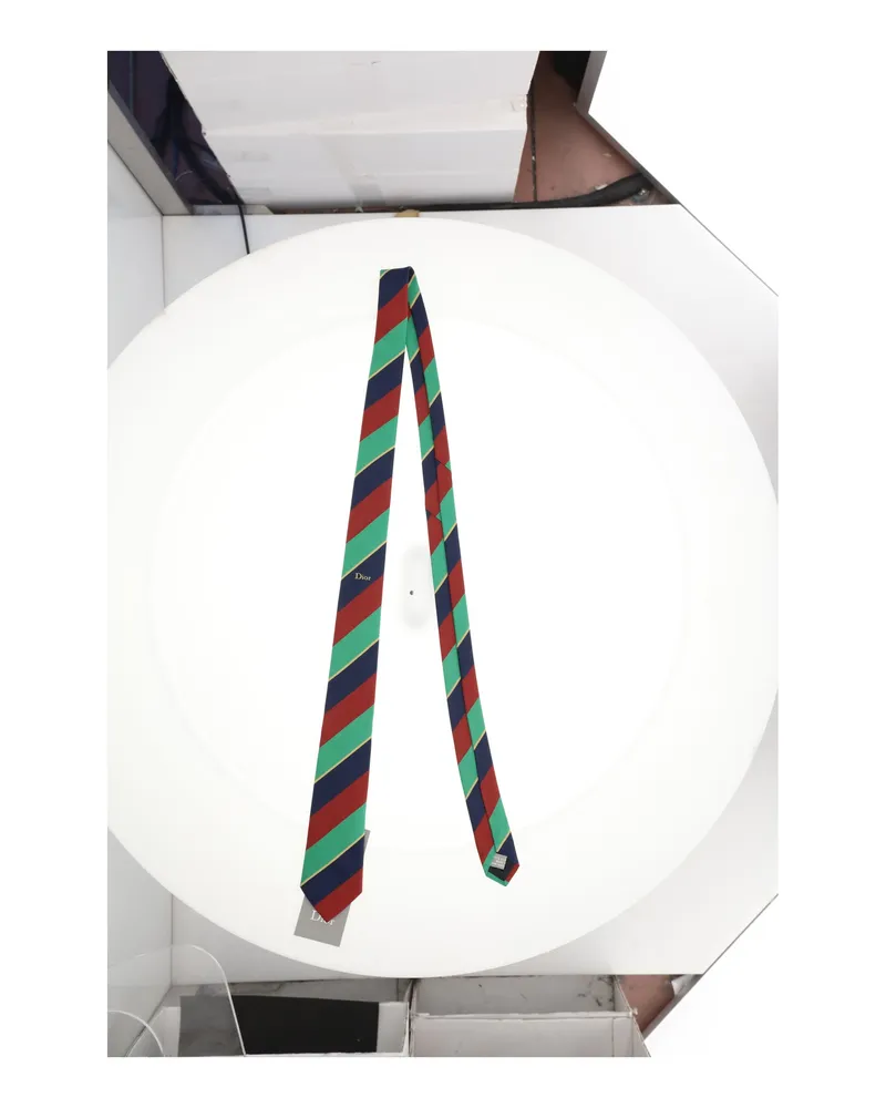 Dior Men's Tie Blue Ties & Bow Multicolor