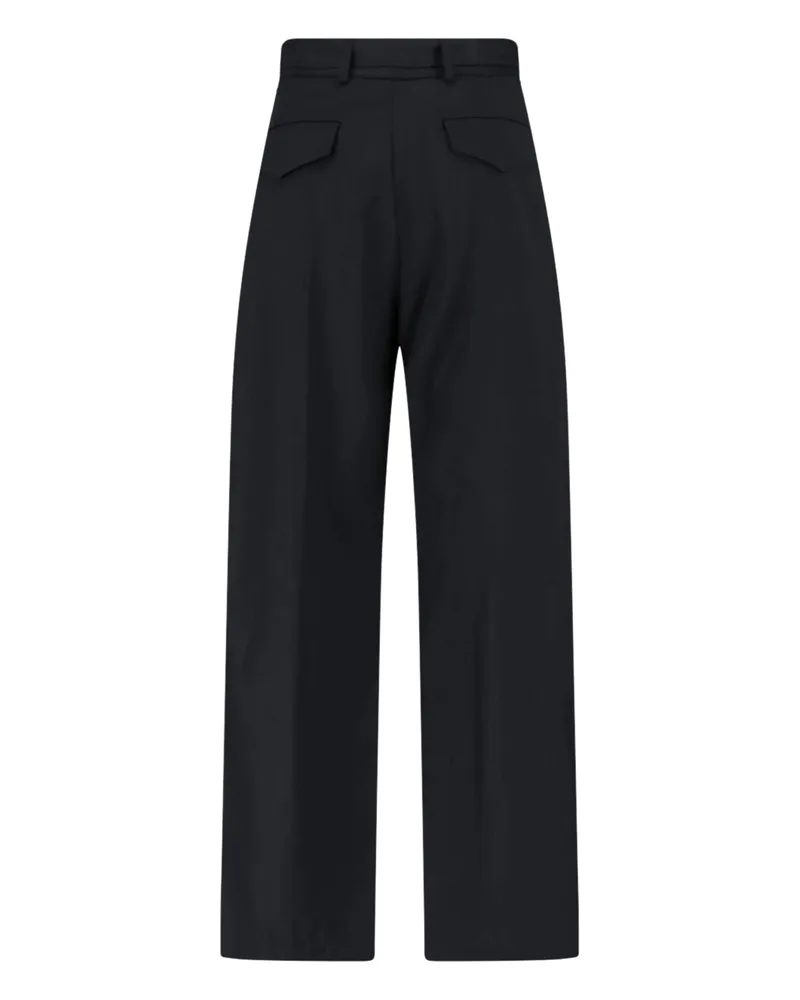 Eudon Choi Women's Trousers Black Virgin Wool Black