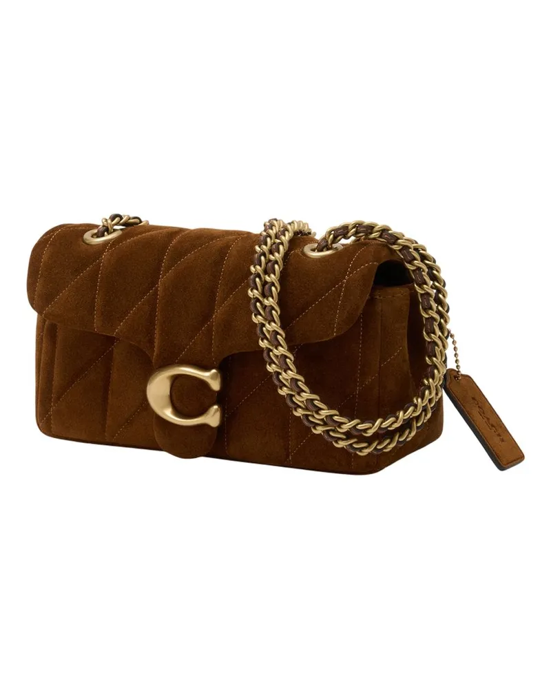 Coach Women's Tabby 20 With Chain Shoulder Bag -  Leather Brown Cowhide Shoulder-Hobo-Bags Brown