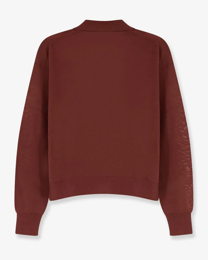 Soeur Women's Sweater Fleming Merino Brown Wool Brown
