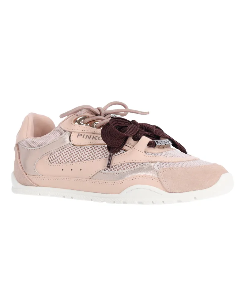 Pinko Women's Sneakers Pink Upper: Cow Leather Pink