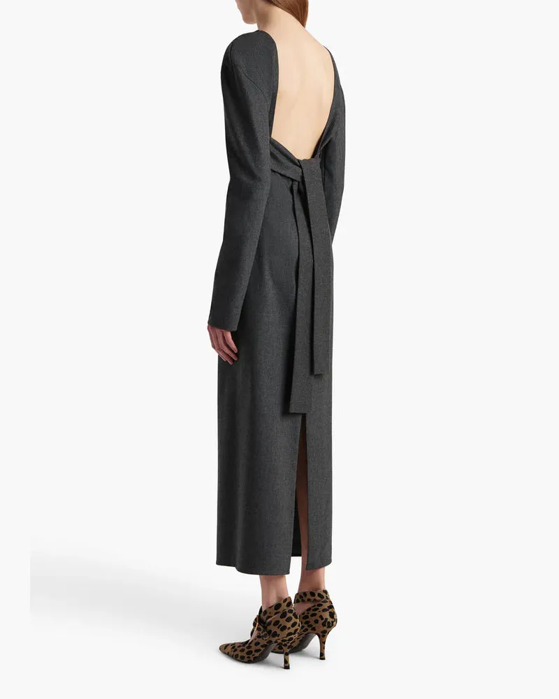 KHAITE Dress — Charcoal Charcoal