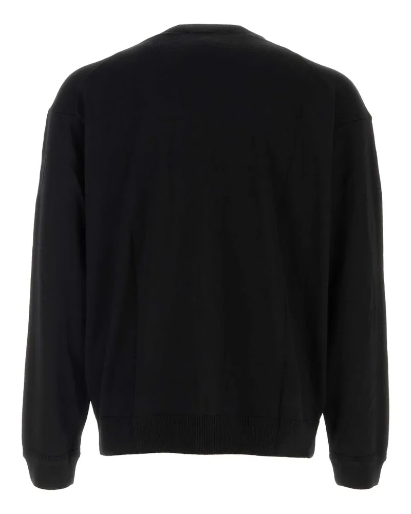 Kitsuné Head Cardigan — Black Black