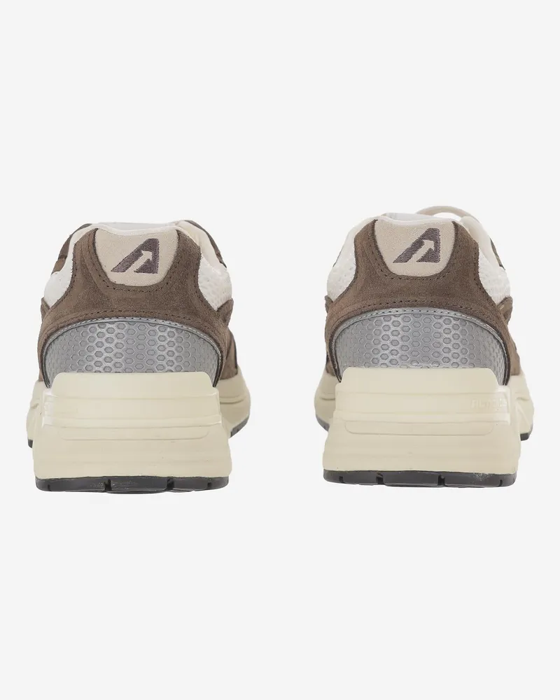AUTRY Women's Sneakers Hyperway Brown Suede Trainers Brown
