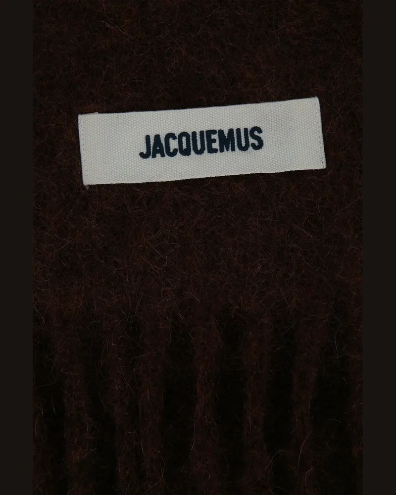 Jacquemus L'Echarpe Carro Scarf — Brown Brown