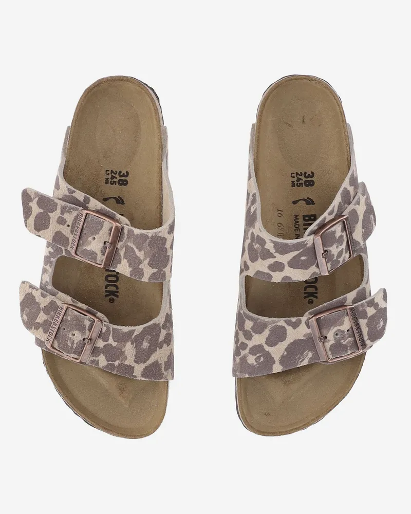 Birkenstock Unisex Sandals Arizona Multicolour Leather And Cork Multicolor