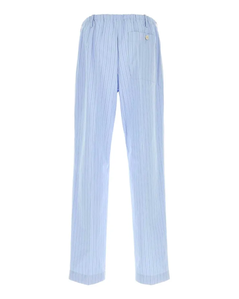 Dries van Noten Penny Long Trousers — Blue Blue