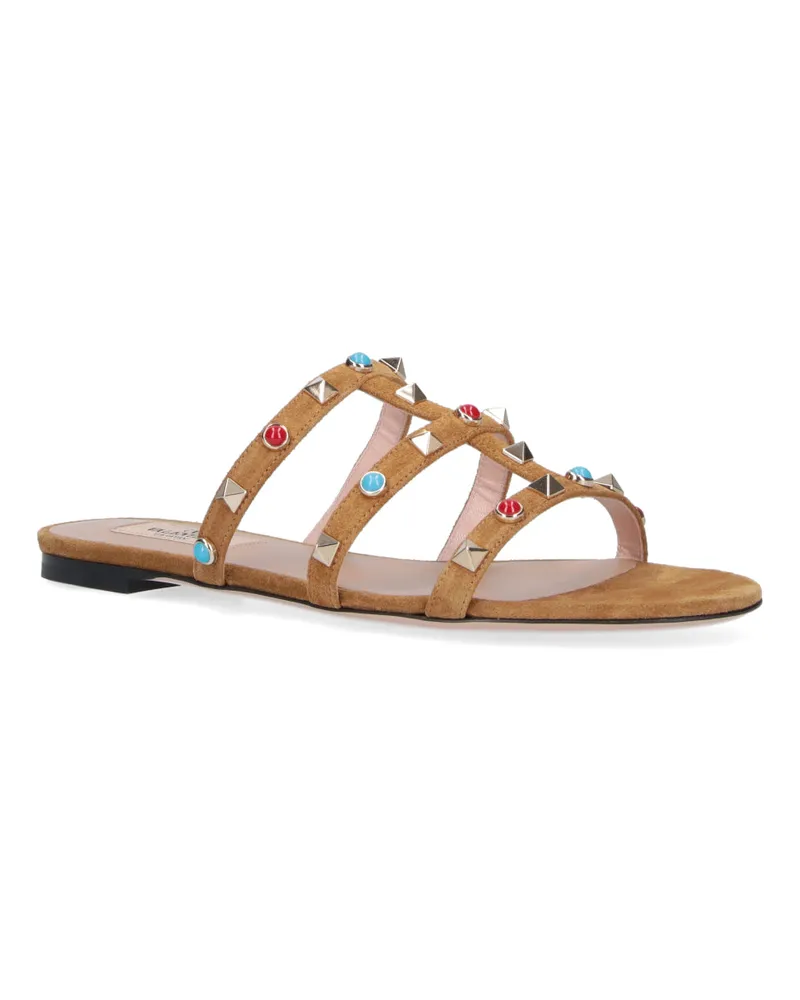 Valentino Garavani Women's Sandals Beige Leather Beige