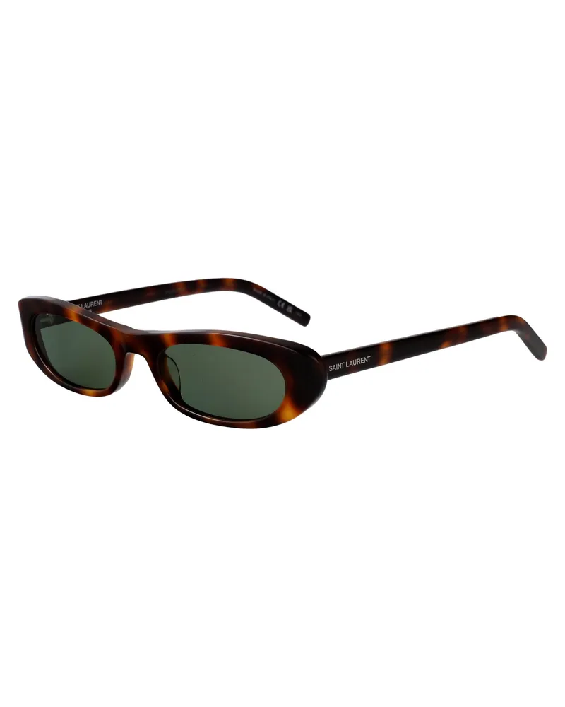Saint Laurent Women's Sunglasses Havana Green Acetate Havana-Havana-Green Havana/havana/green Havana