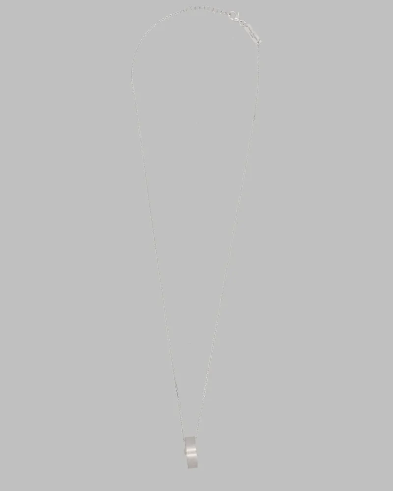 Maison Margiela Ring Pendant Necklace — Silver Silver