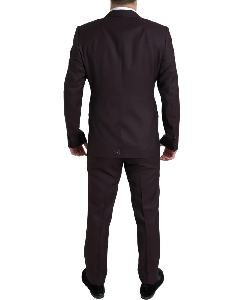 Dolce & Gabbana Martini Pant Suit — Maroon Maroon