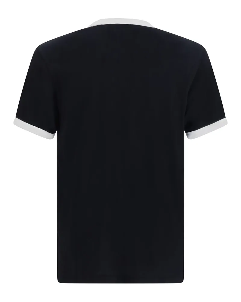 Kenzo Men's Paris Emblem Slim Cotton T-Shirt Black T-Shirts And Polos Black