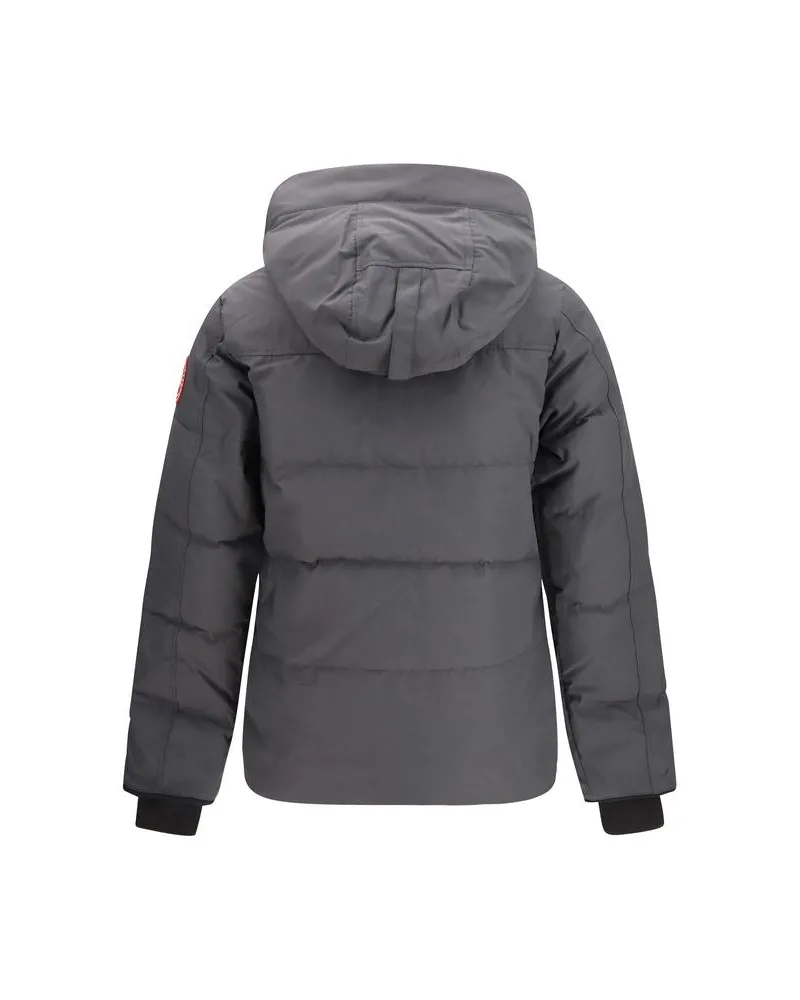 Canada Goose Men's Gray Cotton Parka Clothing Grey