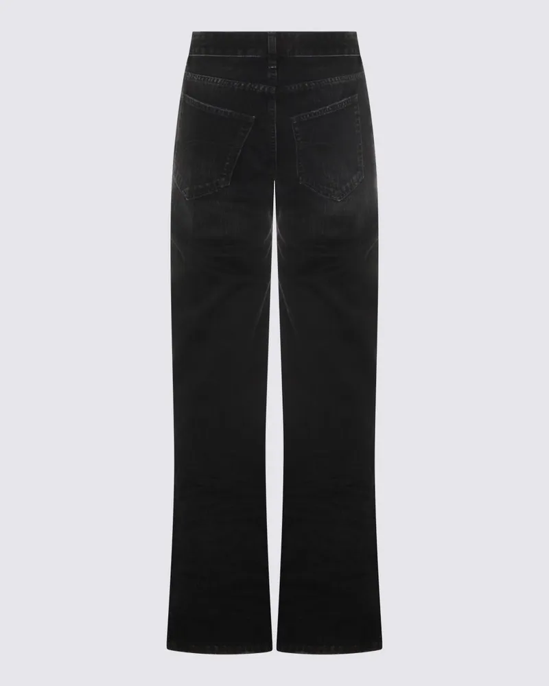 Balenciaga Women's Jeans Black Fade Out _100 % Co Black