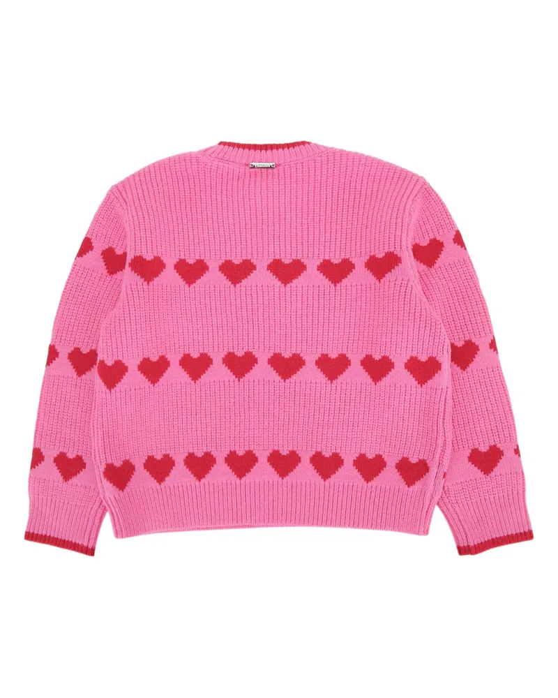 Twin-Set Cuori Sweater — Pink Pink