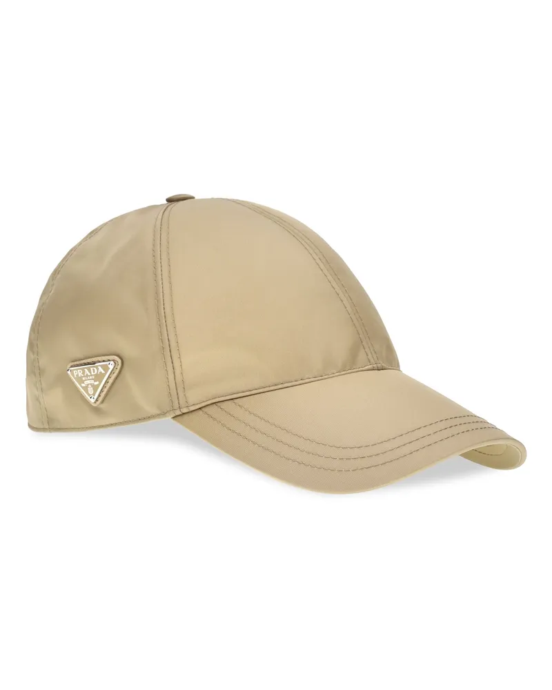 Prada Men's Cap Cammello Polyamide Hats E Hairbands Beige