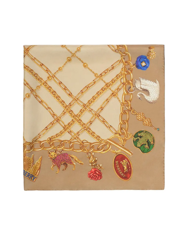 Burberry Charm Scarf — Gold Gold