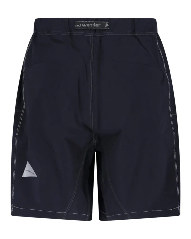 and wander Men's Trousers Black Nylon Black