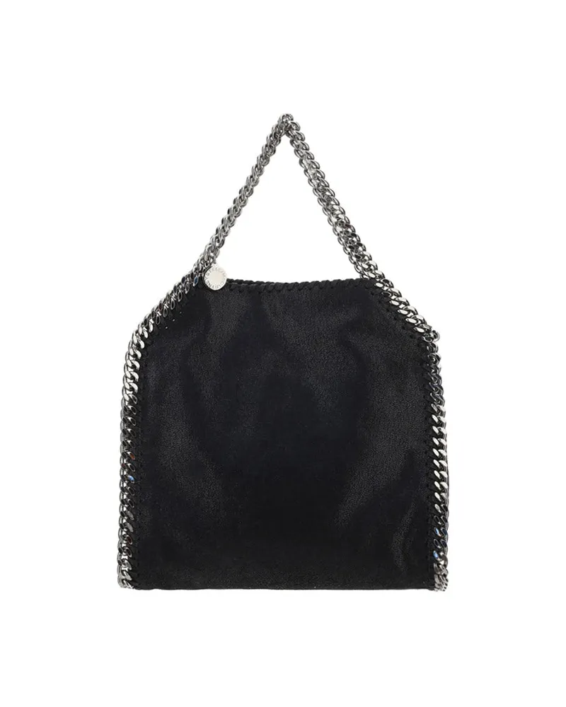 Stella McCartney Women's Mini Handbag Falabella Black Polyester Handbags Hand Bags Black