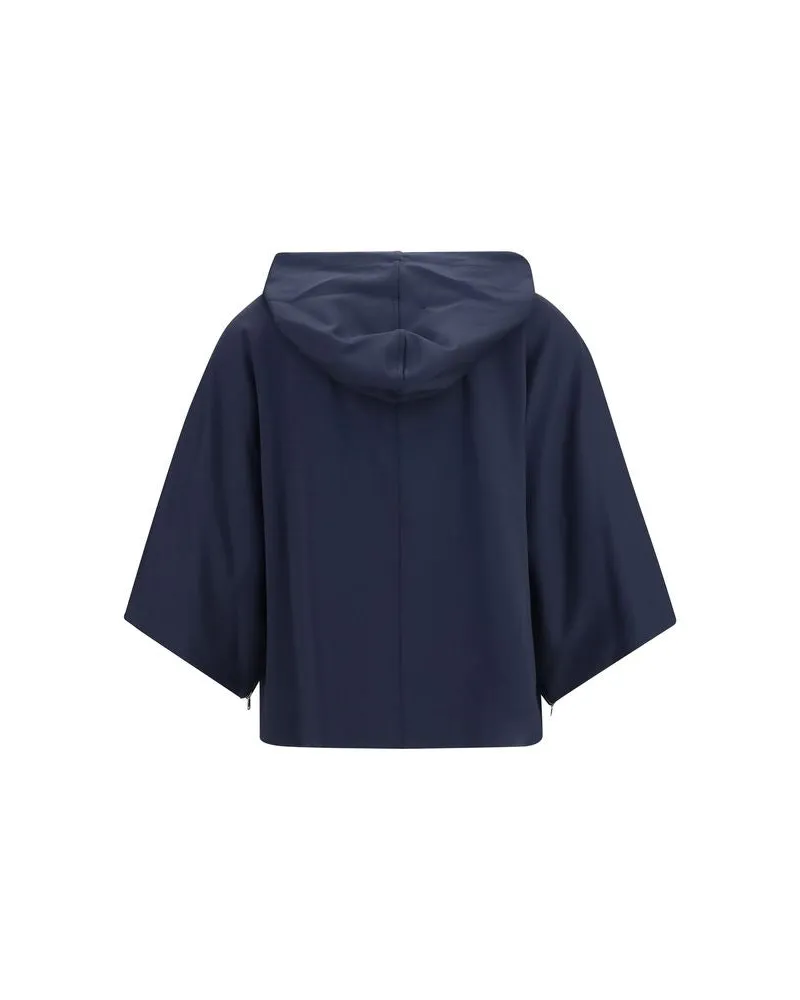 Max Mara Women's Blue Polyamide Sweatshirt Clothing Navy