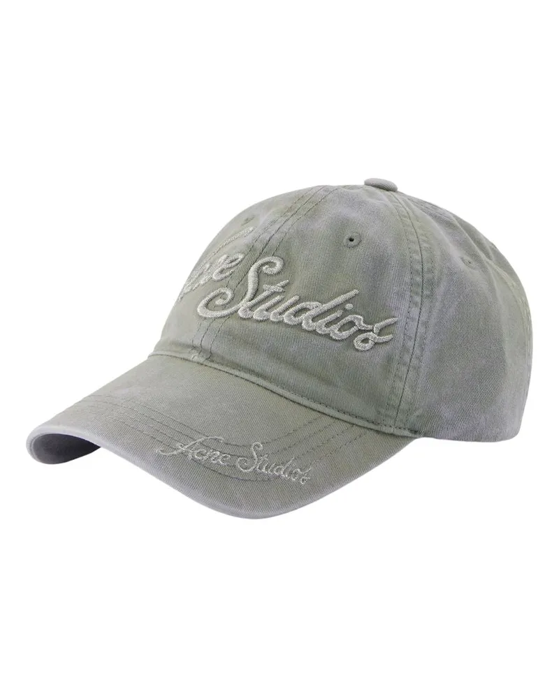 Acne Studios Unisex Cap -  Cotton Grey Accessories Hats Gray
