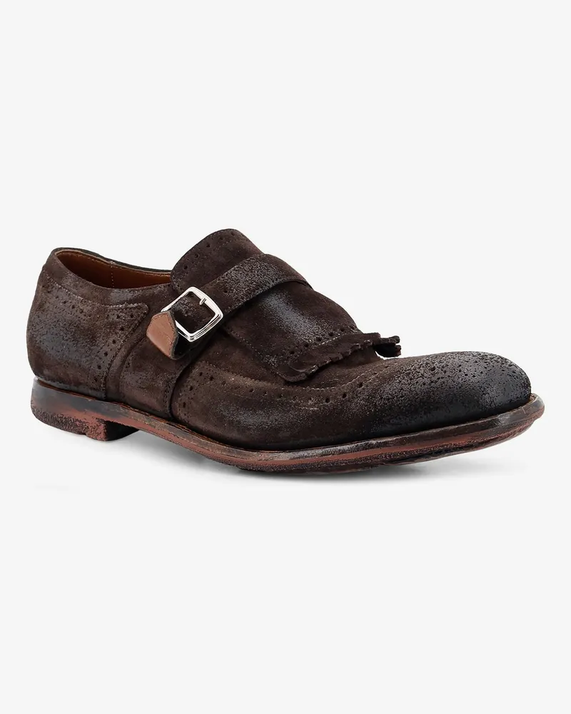 Church's Men's Loafers Shanghai Brown Suede Brown
