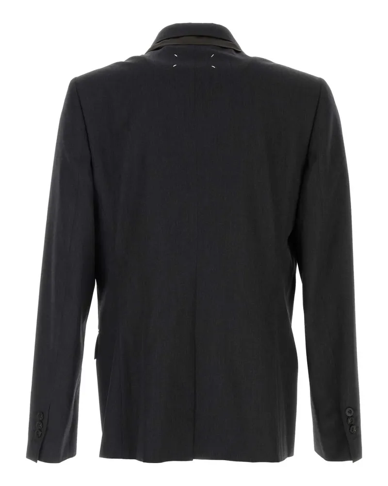 Maison Margiela Darkgreymelange Giacche E Gilet Jacket Gray